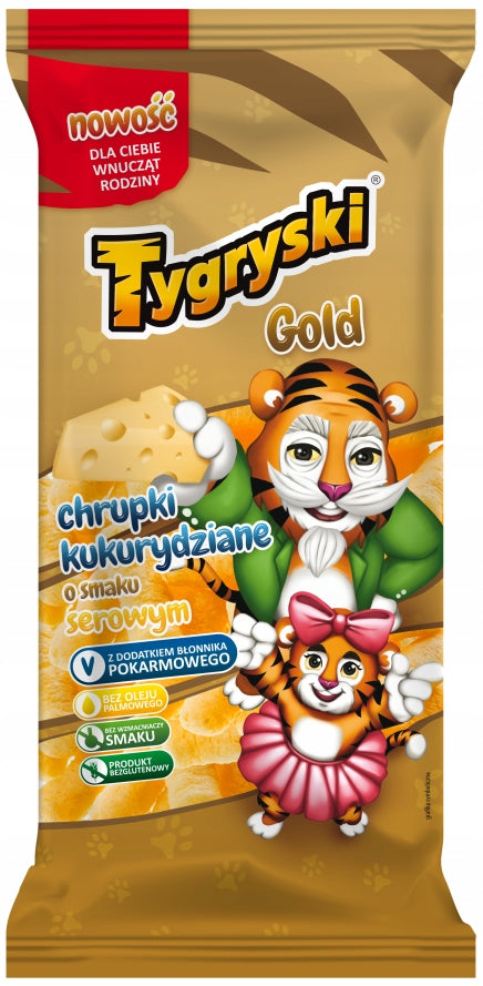 TYGRYSKI GOLD SEROWE Z BLONNIKIEM