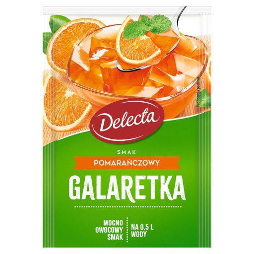 Galaretka delecta smak Pomaranczowy 70 g
