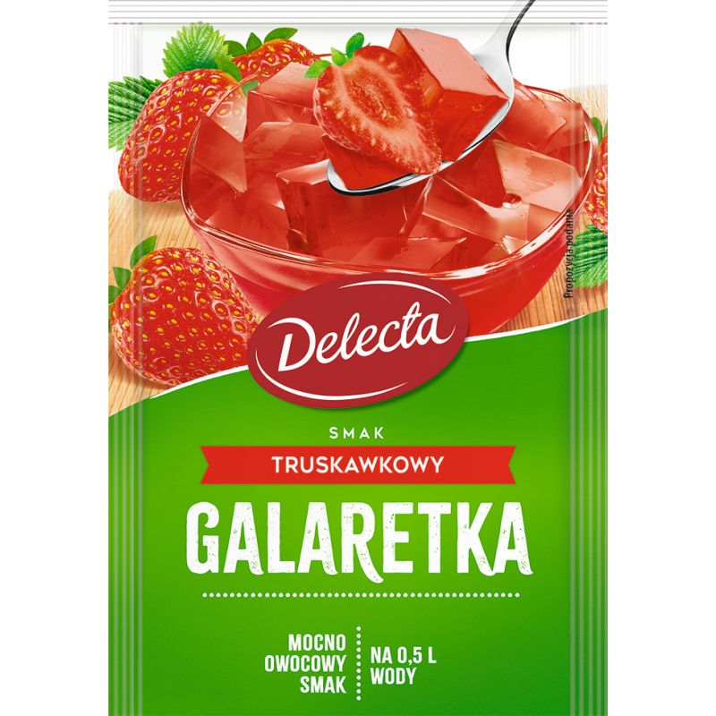 Galaretka delecta smak Truskawkowy 70 g