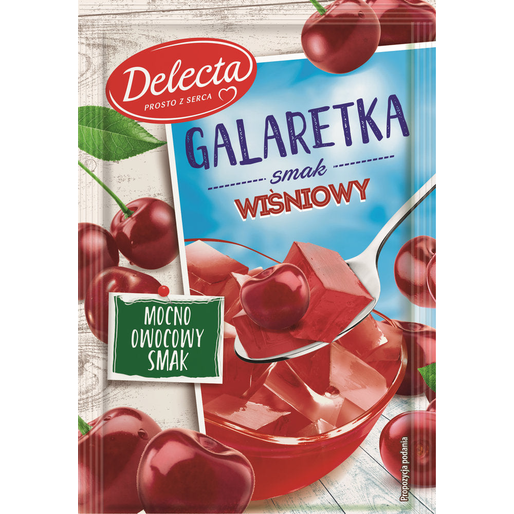Galaretka delecta smak Wisniowy 70 g
