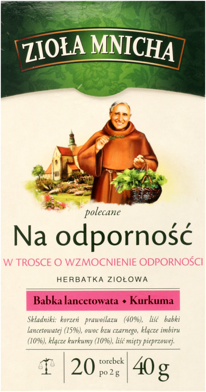 HERBATAEXP ZIOLA MNICHA NA ODPORNOSC HERBAPOL