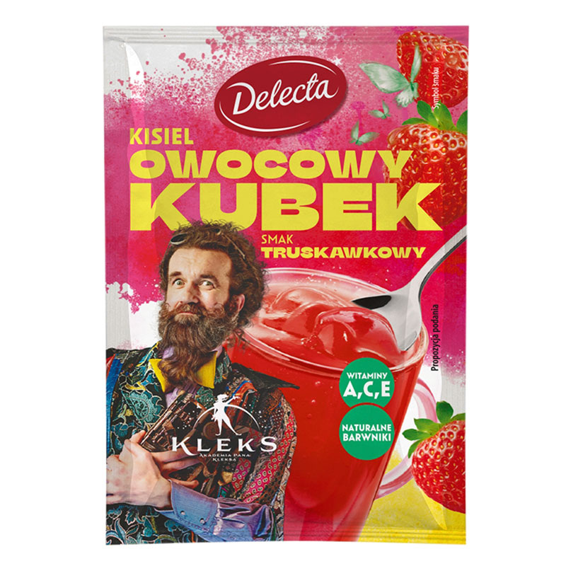 KISIEL DELECTA OWOCOWY KUBEK TRUSKAWK
