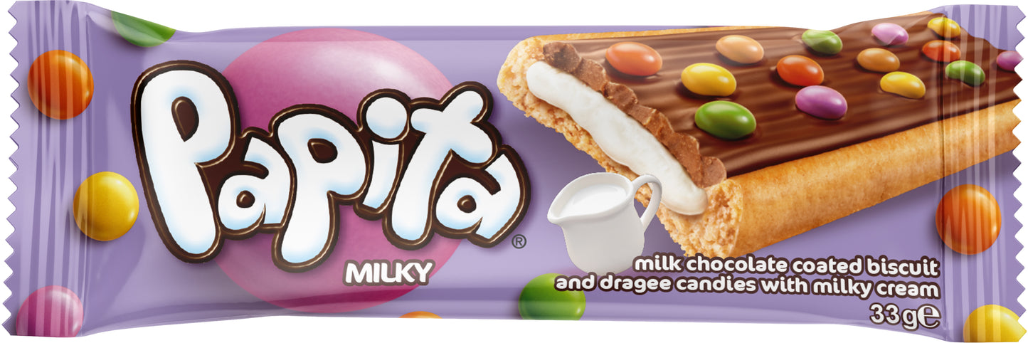 PAPITA MILK WITH DRAGEES 33G