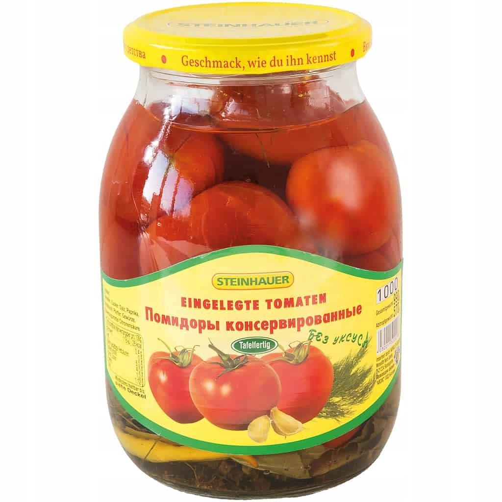 POMIDORY W SLOIKU BEZ OCTU - STEINHAUER 1L