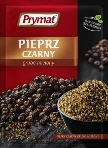 PRYMAT PIEPRZ CZARNY GRUBO MIELONY 15g