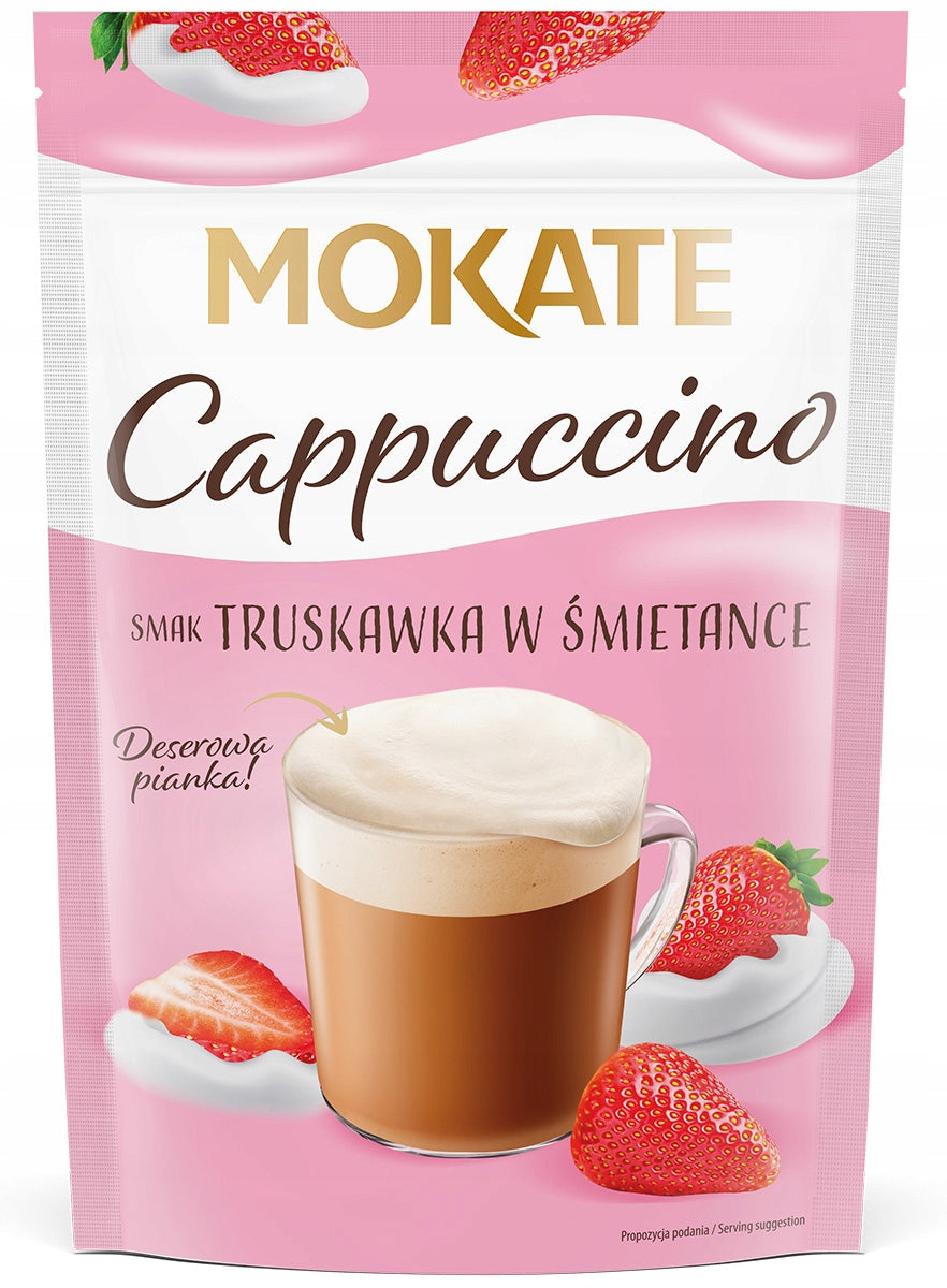 KAWA CAPPUCCINO MOKATE TRUSKAWKI W SMIETANCE 110 g