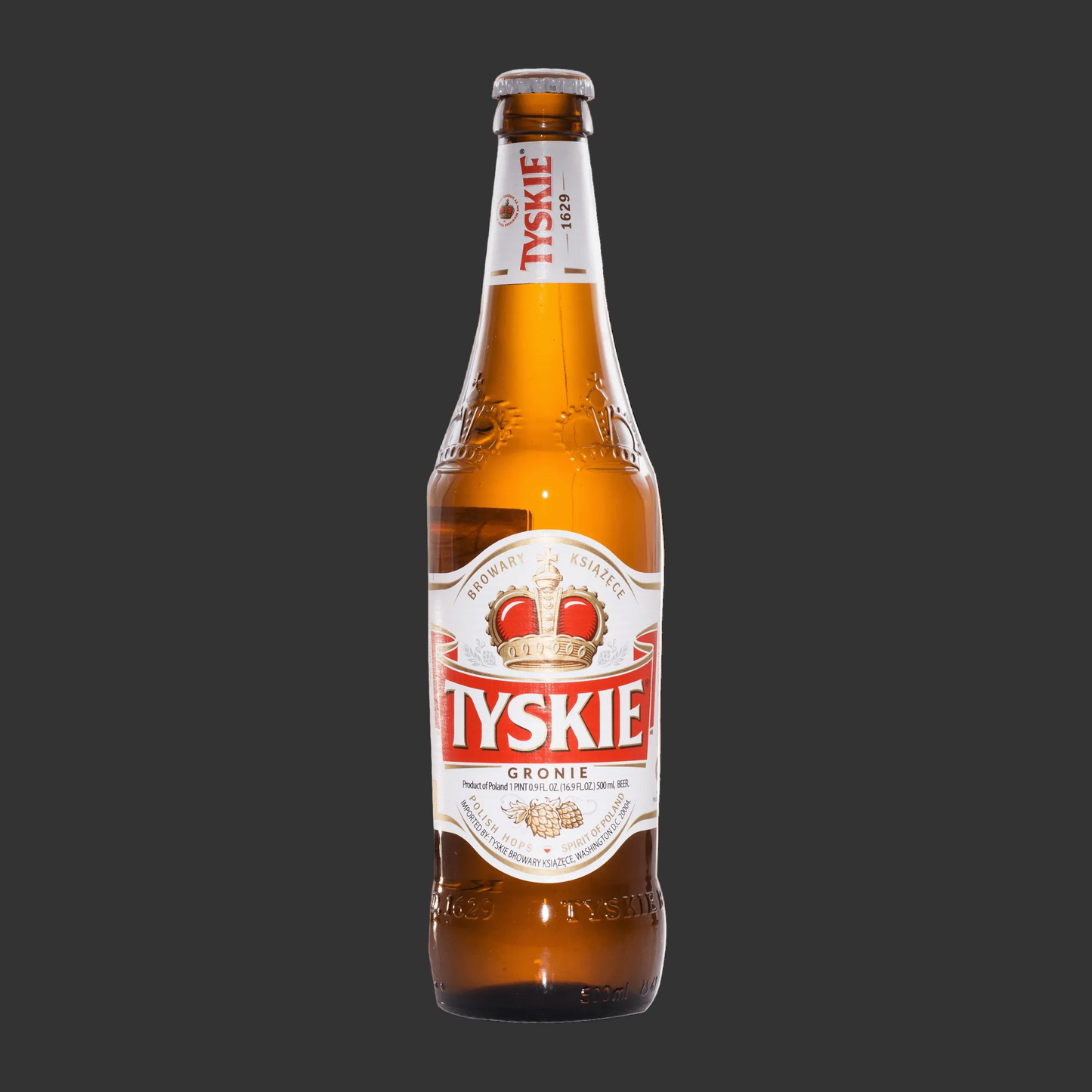 TYSKIE GRONIE 5,2% 500ml SZKŁO w tym kaucja