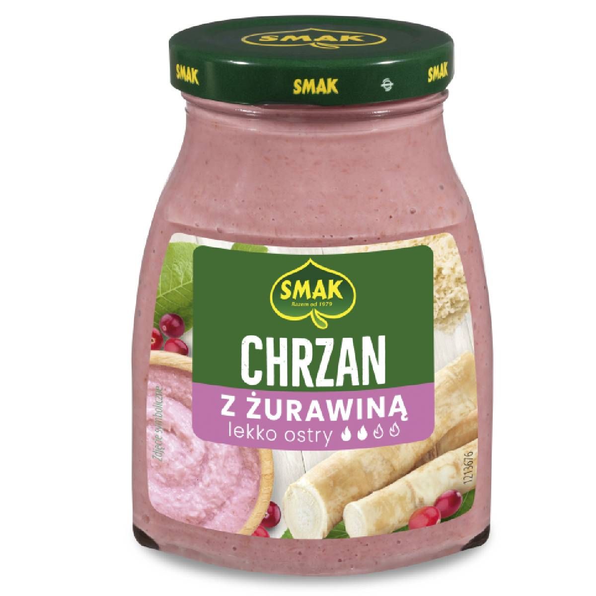 Chrzan Żurawinowy 190ml/175g Smak