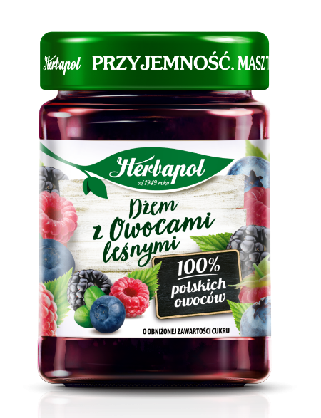 DZEM Z OWOCAMI LESNYMI 280G HERBAPOL
