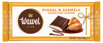 WAWEL CZEKOLADA MIGDAL W KARMELU
