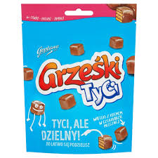 GRZESKI TYCI W CZEK MLECZNEJ 120g