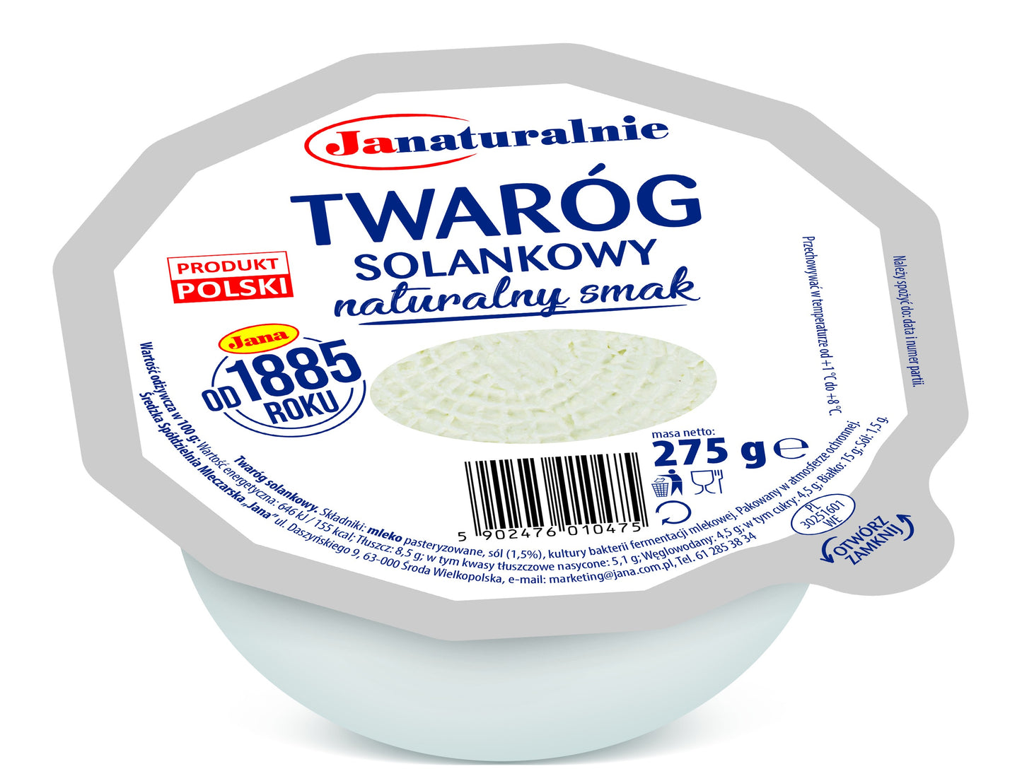 TWAROG JANA SOLANKOWY 275g