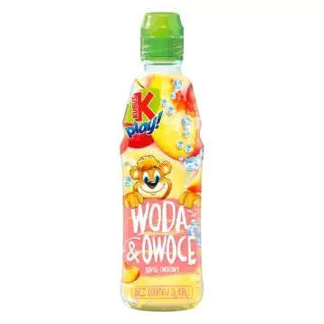KUBUS PLAY WODA&OWOC BRZOSKWINIA 400ML incl. pant