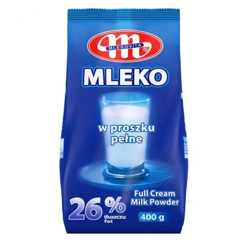 MLEKO W PROSZKU PELNE 400g MLEKOVITA