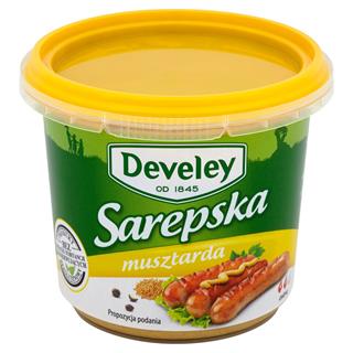 MUSZTARDA DEVELEY SAREPSKA 210G KUBEK PLASTIKOWY