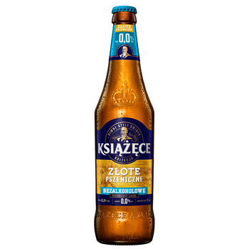 PIWO KSIĄŻĘCE ZŁOTE PSZENICZNE 0% 500ML incl. pant