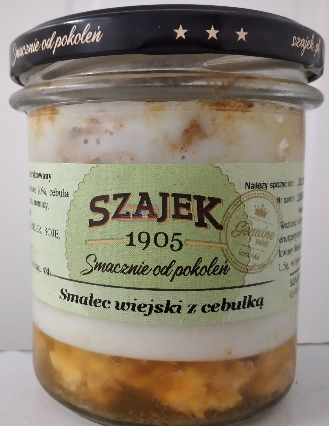 SZAJEK SMALEC WIEJSKI Z CEBULKĄ 250g