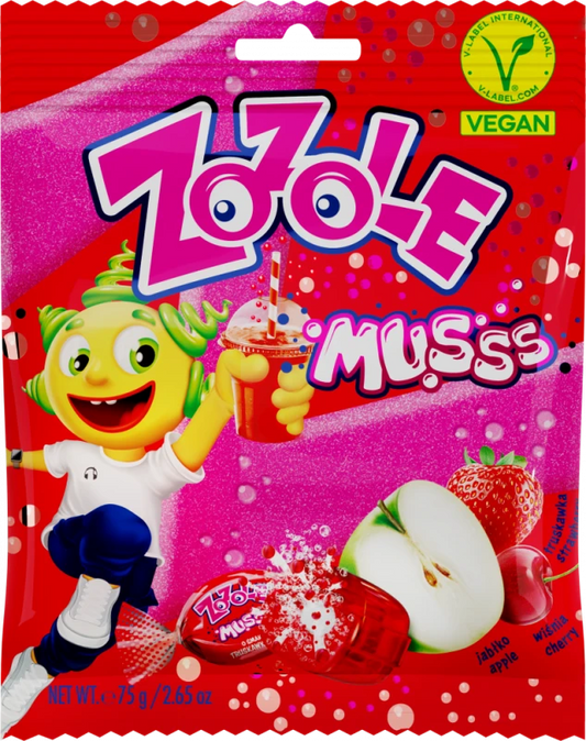 KARMELKI ZOZOLE JABLKO-WISNIA 75G MIESZKO