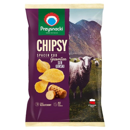 CHIPSY PRZYSNACKI O SMAKU SERA GÓRSKIEGO 130G