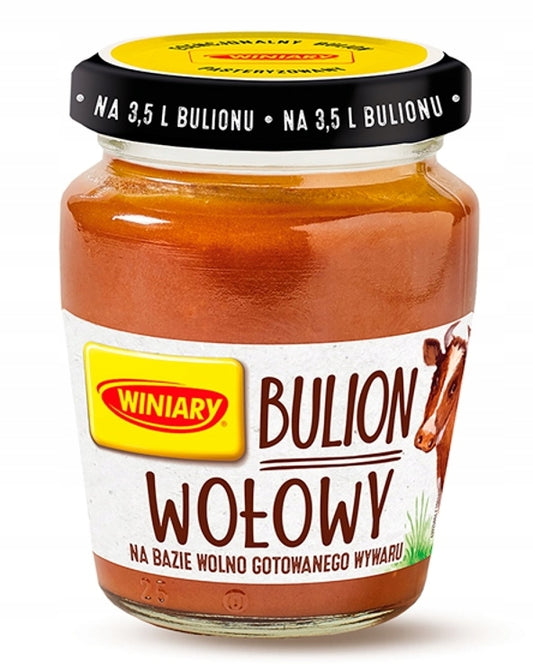 BULION WOŁOWY NA BAZIE WOLNO GOTOWANEGO WYWARU