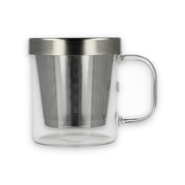 Tea Mug – Brewing Mug with Strainer & Lid