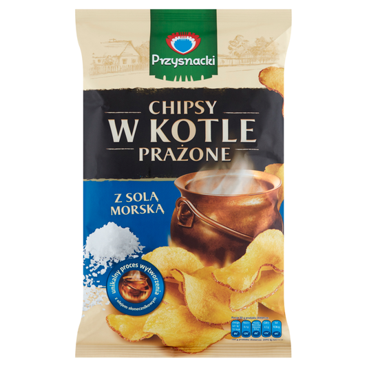 CHIPSY PRZYSNACKI W KOTLE SÓL 30G