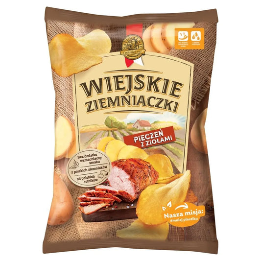CHIPSY PRZYSNACKI KARBOWANE CEBULKA W SMIETANIE 135G