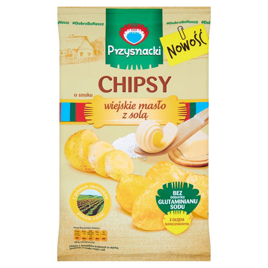 Chipsy Przysnacki wiejskie masilo z sola 135 g