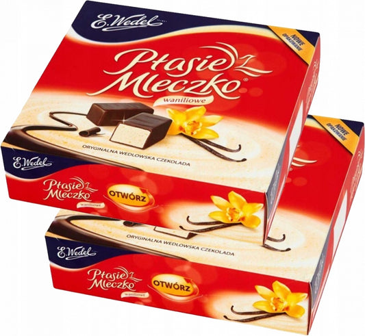 WEDEL PTASIE MLECZKO WANILIOWE EKSPORT 340G