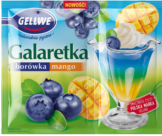Galaretka Gellwe duet mango jagoda 75 g
