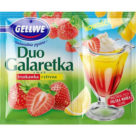 Galaretka Gellwe duo truskawka cyrina 75 g