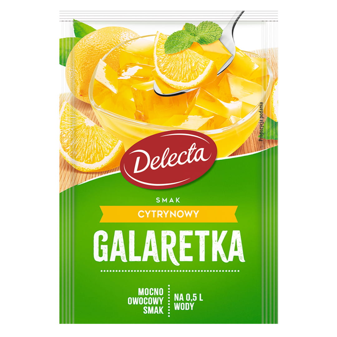Galaretka delecta smak cytrynowy 70 g