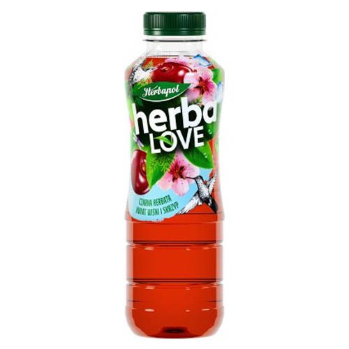 HERBATA CZARNA KWIAT WIŚNI W SKRZYPIE 500ML HERBAPOL