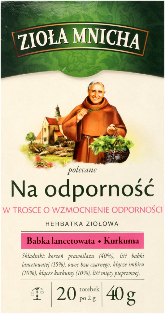 HERBATAEXP ZIOLA MNICHA NA ODPORNOSC HERBAPOL
