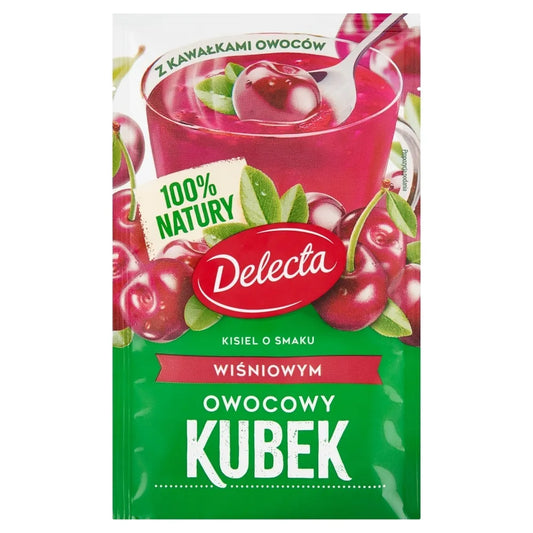 KISIEL DELECTA OWOCOWY KUBEK WISNIOWY Z KAWAŁ OWOC