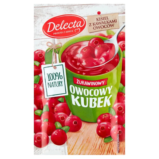 KISIEL DELECTA OWOCOWY KUBEK ŻURAWINOWY