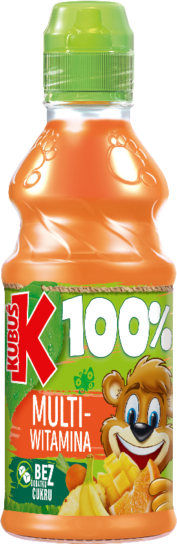 SOK KUBUS 100% ASEPTIC MULTIWITAMINA 300ML PET incl. pant