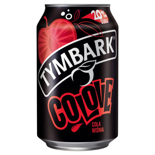 NAPÓJ TYMBARK GAZOWANY COLA WIŚNIA 330ML PUSZKA