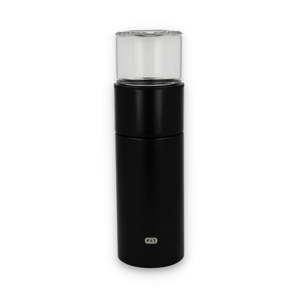 Nomad Bottle Black – Insulated Tea Bottle To-Go