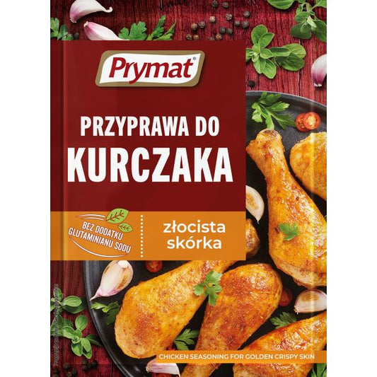 PRYMAT do kurczaka złocista skórka 30g