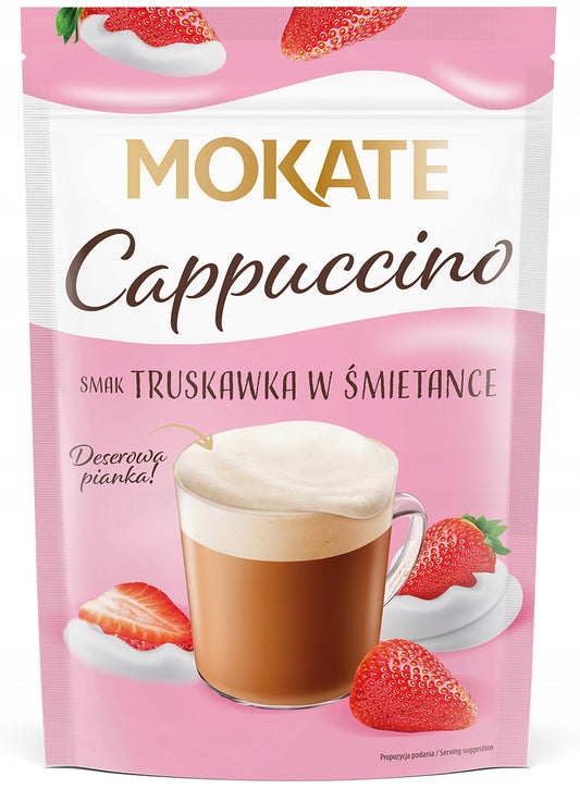 KAWA CAPPUCCINO MOKATE TRUSKAWKI W SMIETANCE 110 g