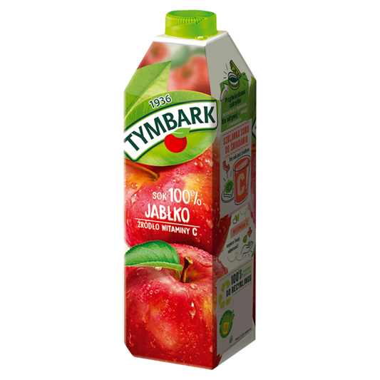 SKARPETKI TYMBARK 100% JABLKOWY BEZ CUKRU 1L KARTON
