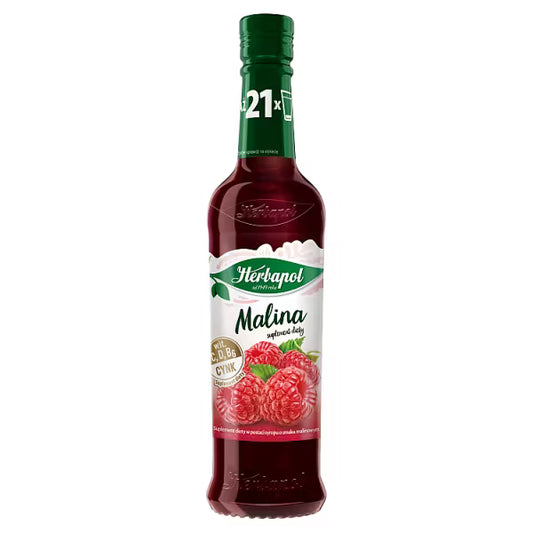 SYROP HERBAPOL OWOCOWA SPIZ MALINA 420ML