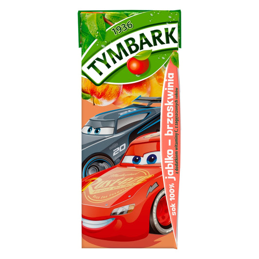 Skarpetka Tymbark Jab-Brzoskwinia 200 ml Mapa