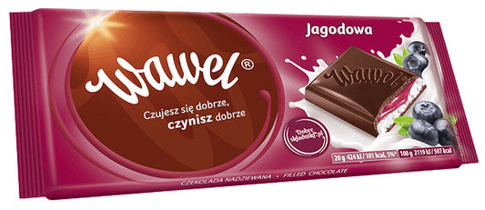 WAWEL CZEKOLADA JAGODOWA 100G