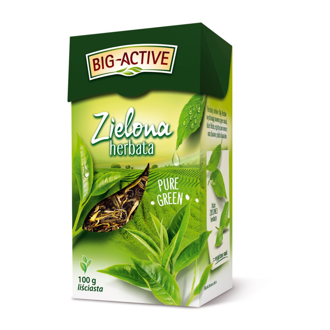 ZIELONA ORIGINALNA HERBATA LISCIASTA 100g