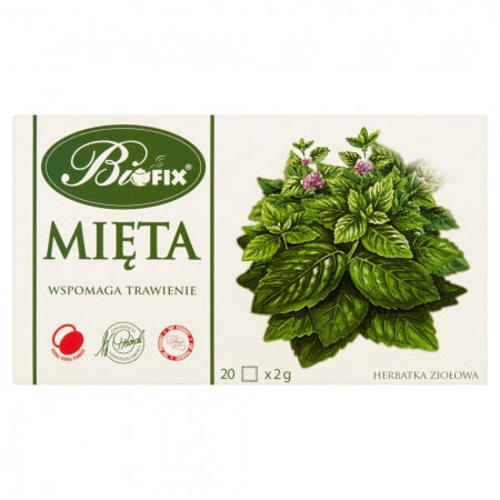 BIFIX MIĘTA HERBATKA ZIOŁOWA EKSPRESOWA 20x2.0g