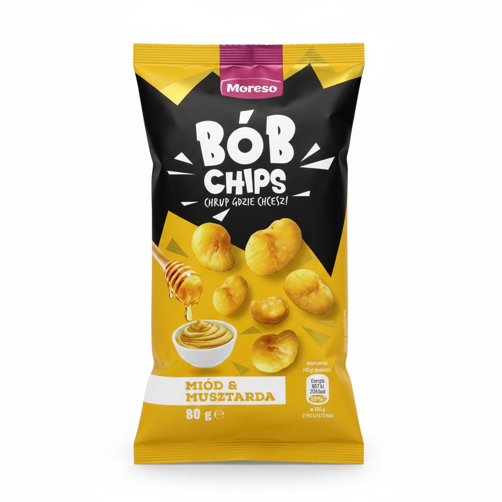CHIPSY BOB SMAZONY MUSZTARDA I MIOD 80G