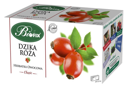 CLASSIC DZIKA ROZA HERBATKA OWOCOWA EXP 50g - BIFIX