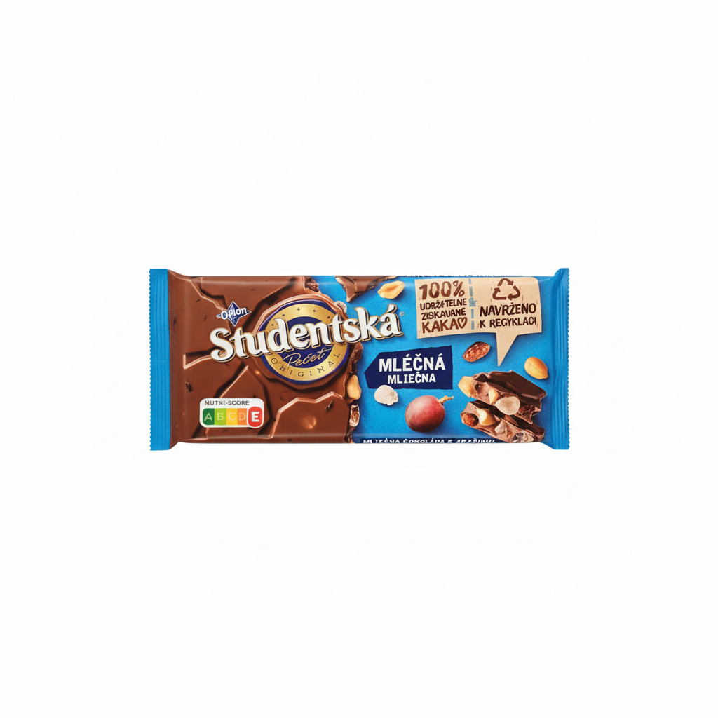 CZEKOLADA STUDENTSKA MLECZNA 170G NESTLE